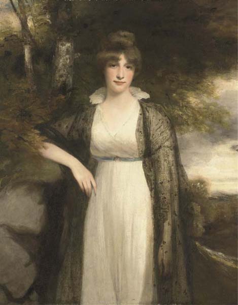 John Hoppner Portrait in oils of Eleanor Agnes Hobart, Countess of Buckinghamshire